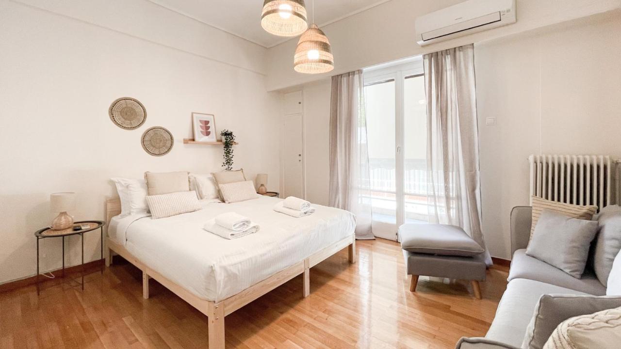 Boho Chic 2Br Apartment In The Center Of Athen Eksteriør bilde