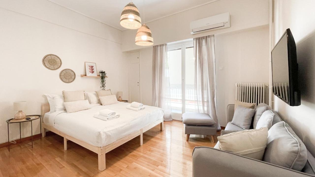 Boho Chic 2Br Apartment In The Center Of Athen Eksteriør bilde